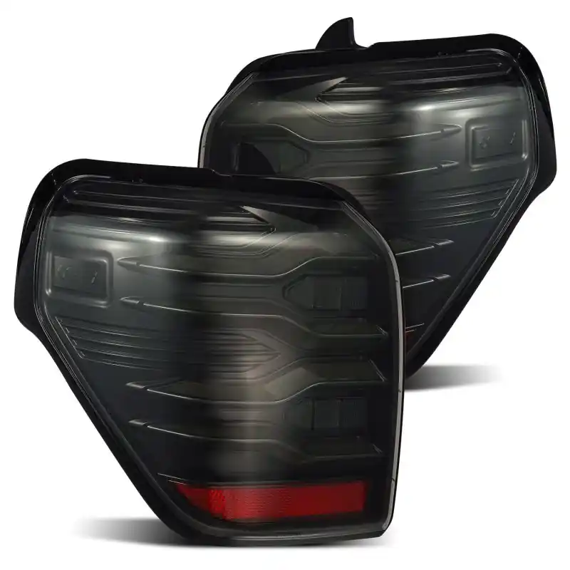 AlphaRex 10-21 Toyota 4Runner LUXX LED Taillights Alpha Blk w/Activ Light/Seq Signal Reduced Price