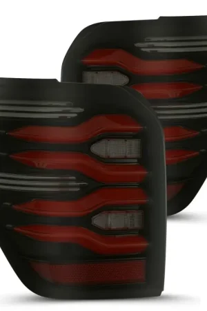 Holiday Sale AlphaRex 10-21 Toyota 4Runner LUXX LED Taillights Blk/Red w/Activ Light/Seq Signal