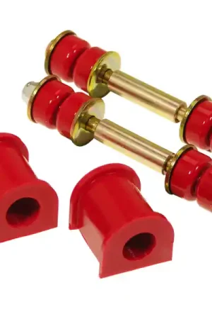 Affordable Prothane 86.5-97 Nissan Hardbody 4wd Front Sway Bar Bushings - 20mm - Red