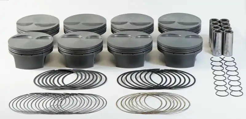 In Demand Mahle MS Piston Set LS7 430cid 4.135in Bore 4.000in Stroke 6.067in Rod .927in Pin -2.5cc 11.8 CR