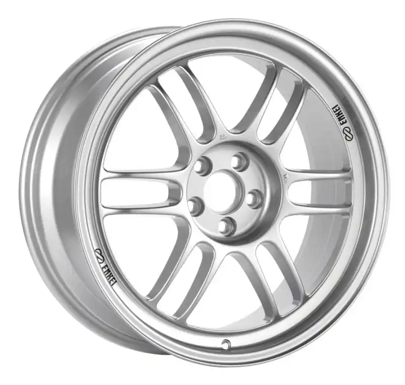 Enkei RPF1 17x7 4x100 35mm Offset 73mm Bore Silver Wheel Miata 4-Lug / 02-06 Mini Buy Today