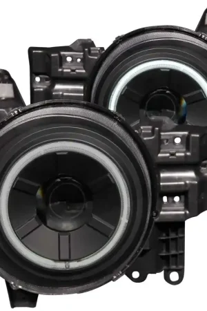 Direct From Factory ANZO 2007-2013 Toyota Fj Cruiser Projector Headlights w/ Halo Black