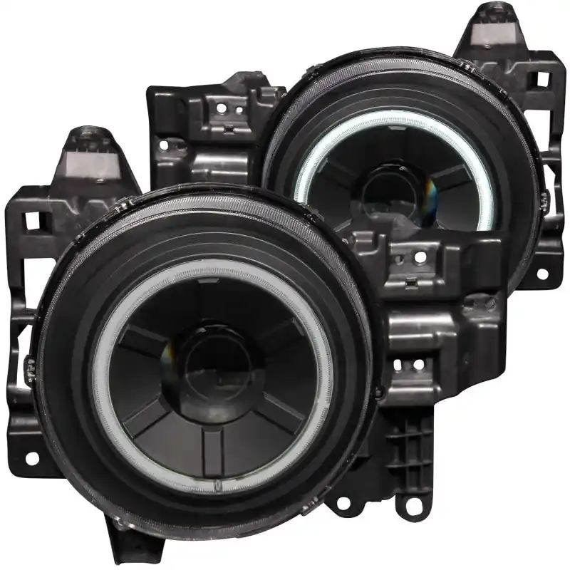 Direct From Factory ANZO 2007-2013 Toyota Fj Cruiser Projector Headlights w/ Halo Black