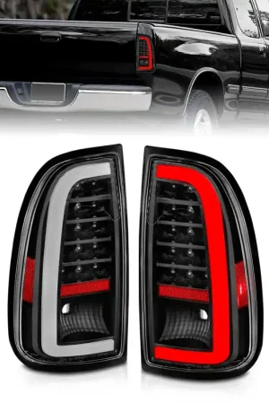 ANZO 00-06 Toyota Tundra LED Taillights w/ Light Bar Black Housing Clear Lens Budget