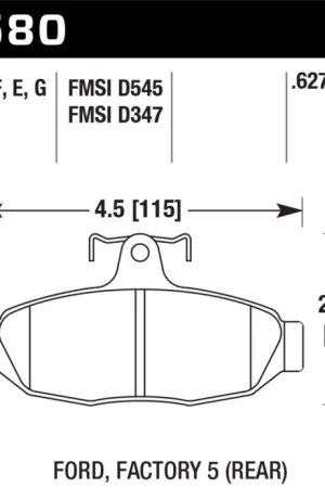 Buy Online Hawk HPS Street Brake Pads