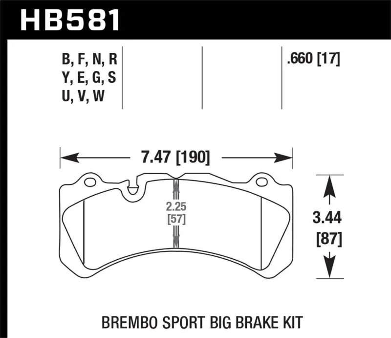 Best Price Hawk Brembo Rear BBK DTC-60 Brake Pads