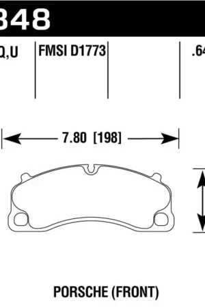 Price Cut Hawk 14-19 Porsche 911 GT3/GT3 RS / 2016 Porsche Cayman GT4 PC Street Front Brake Pads
