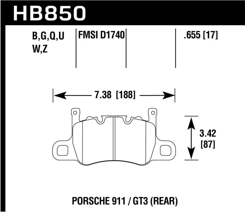 Hawk 14-17 Porsche 911 GT3 DTC-60 Race Rear Brake Pads Flash Sale