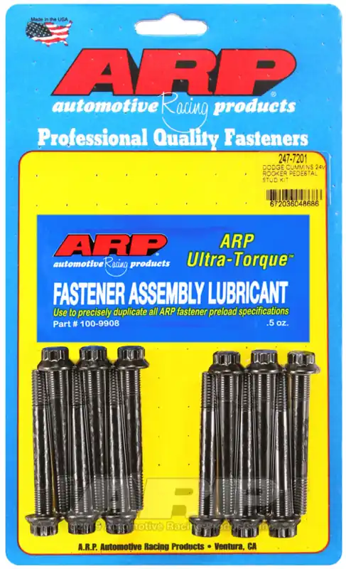 High Quality ARP Dodge Cummins 24V Rocker Pedestal Rocker Stud Kit