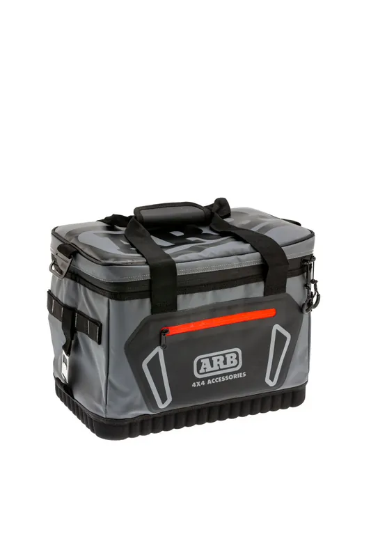 ARB Cooler Bag Charcoal w/ Red Highlights 15in L x 11in W x 9in H Holds 22 Cans No Minimum Order