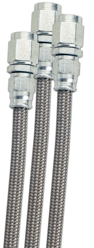 Luxury Fragola -6AN PTFE Hose w/ Black Cover- 10 Feet