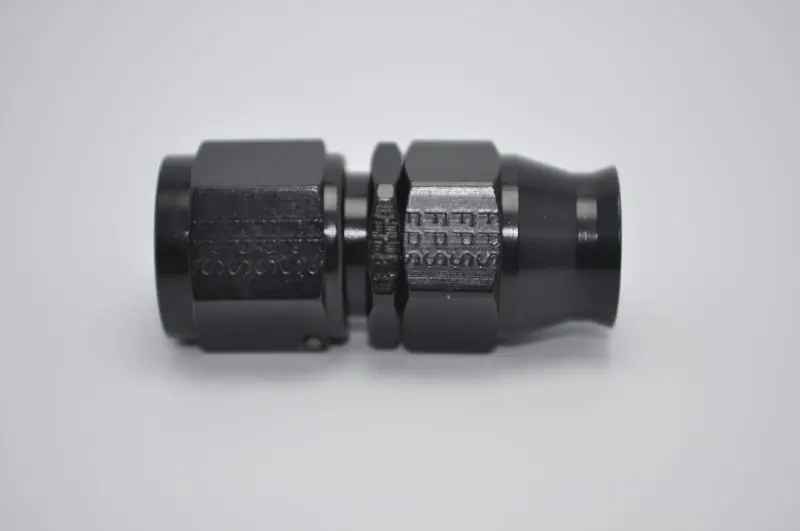 Premium Fragola -12AN Real Street Straight Hose End Black For PTFE Hose
