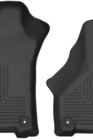 Husky Liners 2019 Ram 2500/3500 Crew Cab/Mega Cab WeatherBeater Black Front Floor Liners Holiday Sale