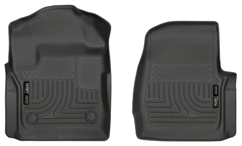 Husky Liners 17 Ford F-250 F-350 Super Duty Standard Cab WeatherBeater Black Front Floor Liners Big Sale