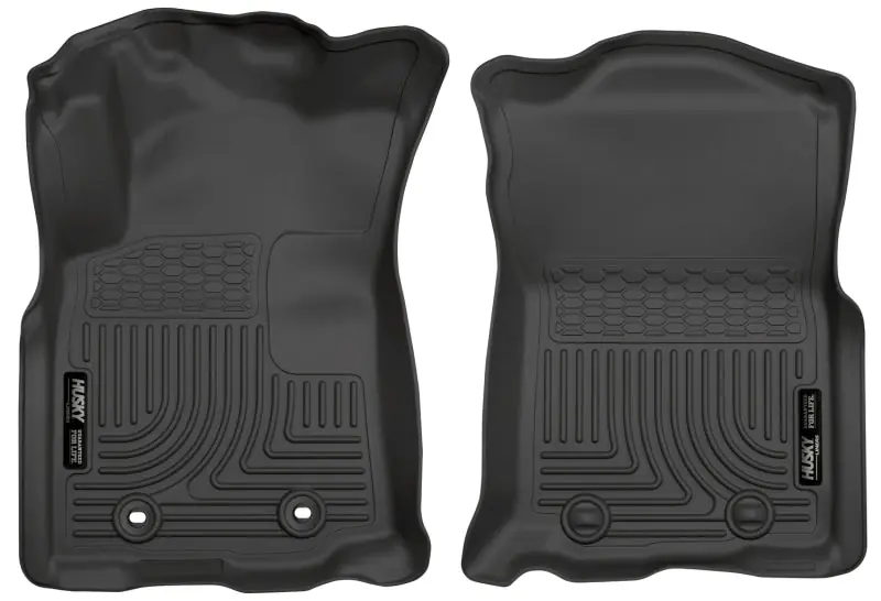 Special Offer Husky Liners 2016 Toyota Tacoma w/ Auto Trans WeatherBeater Front Black Floor Liners