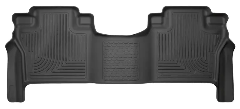 Direct From Manufacturer Husky Liners 2016 Nissan Titan XD Crew Cab WeatherBeater 2nd Row Black Floor Liners