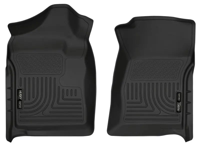 Husky Liners 07-12 Chevrolet Silverado/GMC Sierra Regular Cab WeatherBeater Black Floor Liners Mega Sale