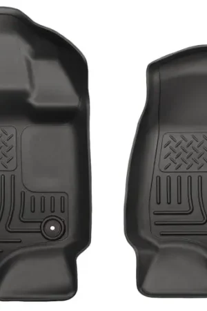 Husky Liners 15-23 Ford F-150 Super/Super Crew Cab WeatherBeater Black Front Floor Liners Cheap