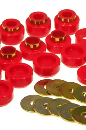 Prothane 87-96 Jeep Wrangler Body Mount - Red High Quality