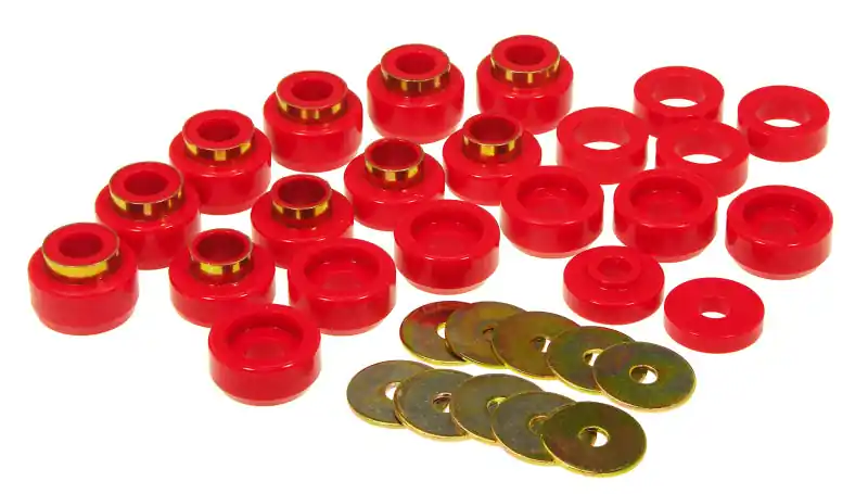 Prothane 87-96 Jeep Wrangler Body Mount - Red High Quality