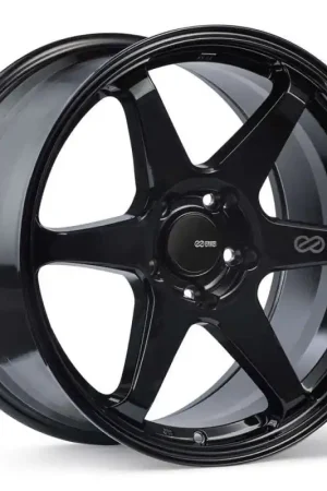 Enkei T6R 17x8 40mm Offset 5x114.3 Bolt Pattern 72.6 Bore Gloss Black Wheel Exclusive Offer