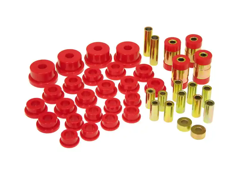 In Demand Prothane 95-99 Mitsubishi Eclipse Rear Upper/Lower Control Arm Bushings - Red