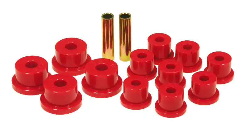 Bulk Order Prothane 85-88 Suzuki Samurai Spring & Shackle Bushings (OEM Shackles) - Red