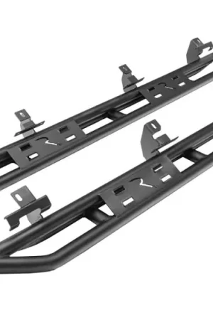 Last Chance Rampage 20-22 Jeep Gladiator SRS Sidebar Rock Crawler Steps - Black