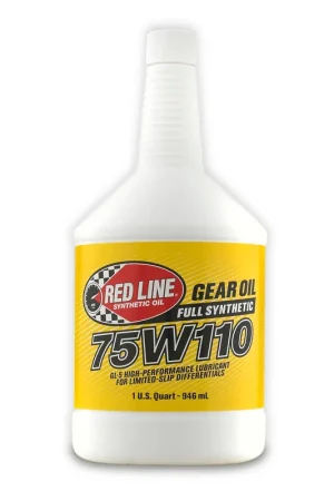 Exclusive Red Line 75W110 GL-5 Gear Oil - Quart