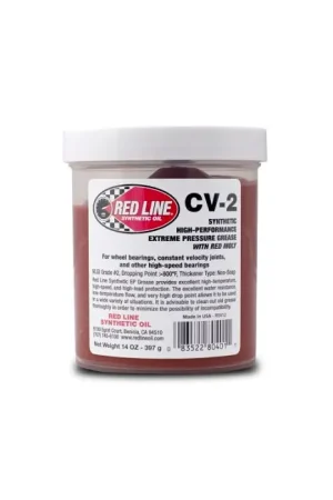 Seasonal Sale Red Line CV-2 Grease w/Moly - 14oz. Jar