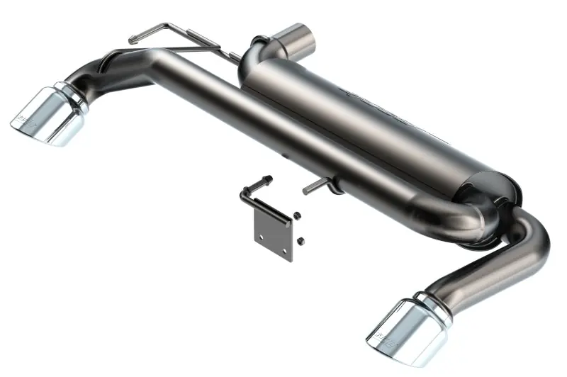 Borla 21-22 Ford Bronco 2.3L 4WD Touring Axle Back Exhaust w/ Bright Chrome Tips Markdown