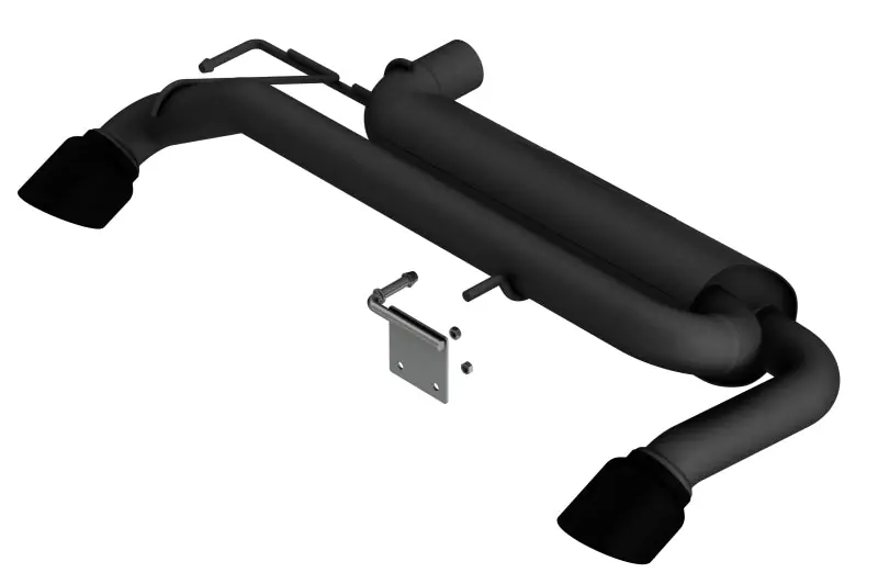 Borla 21-22 Ford Bronco 2.3L 4WD ATAK Axle Back Exhaust w/ Black Coated Tips Save Now