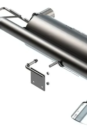 High Quality Borla 21-22 Ford Bronco 2.7L V6 4WD ATAK Axle Back Exhaust w/ Bright Chrome Tips