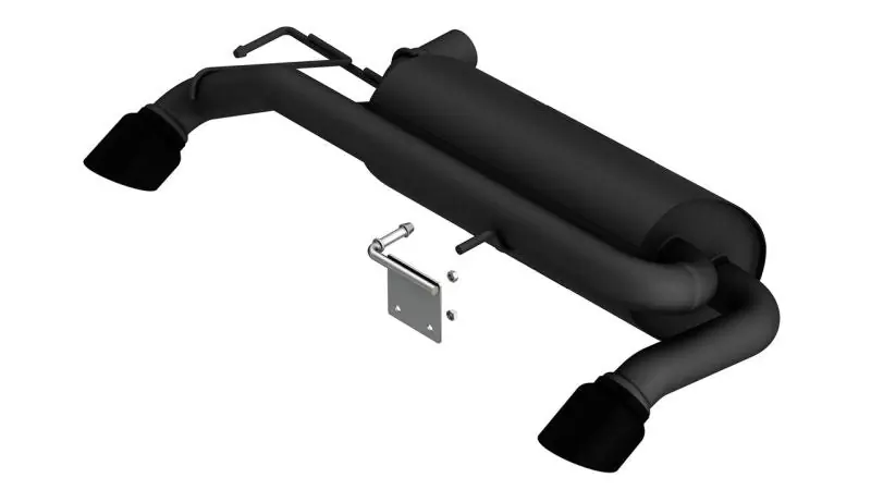 Borla 21-22 Ford Bronco 2.7L V6 4WD ATAK Axle Back Exhaust w/ Black Coated Tips Hot Deal