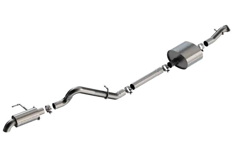 Fast Shipping Borla 21-22 Ford Bronco 2.7L 2DR/4DR T-304 Stainless Steel Cat-Back Touring Exhaust - Brushed