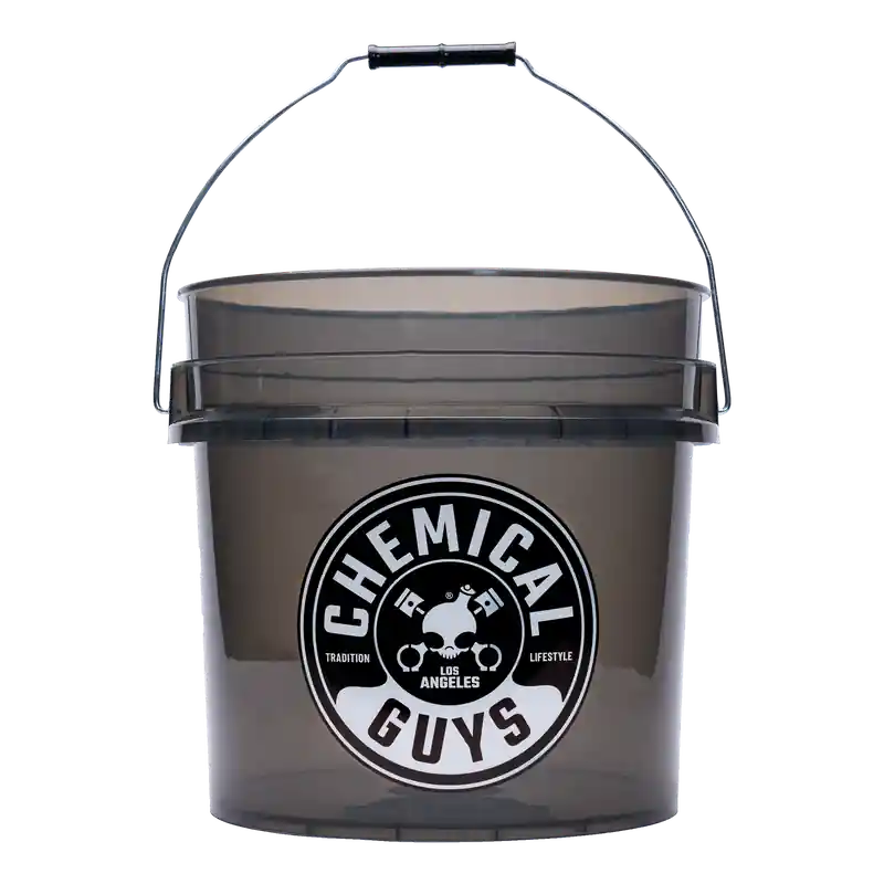 Chemical Guys Heavy Duty Detailing Bucket Smoked Black (4.5 Gal) While Supplies Last
