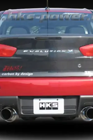 Money Back Guarantee HKS 08-09 Evo 10 Hi-Power Dual Tip Catback Exhaust