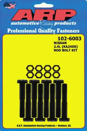 Bargain ARP Nissan KA24DE Rod Bolt Kit