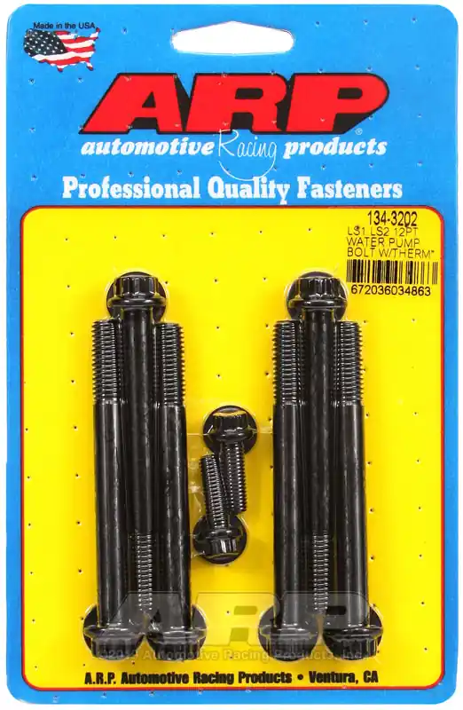 ARP LS1 LS2 12pt Water Pump Bolts w/ Thermostat Housing Bolts Kit Reduced Price