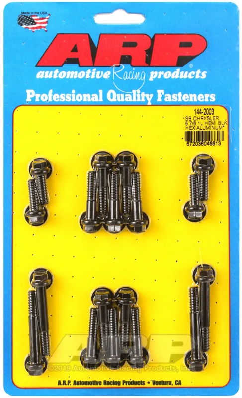 Next Day Delivery ARP Small Block Chrysler 5.7/6.1L Hemi Hex Aluminum Intake Manifold Bolt Kit