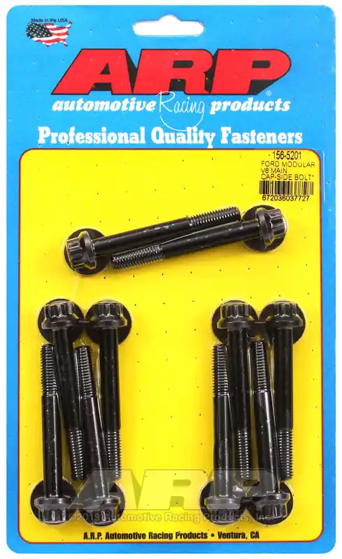 ARP Ford Modular V8 Main Cap-Side Bolt (Early Cast Iron Block) M8 Main Bolt Kit Discount