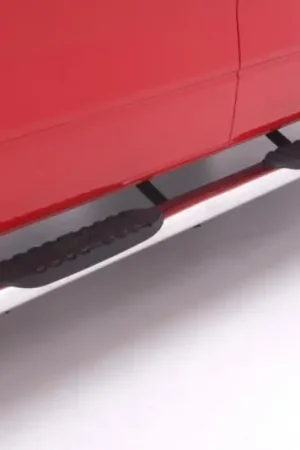 Direct From Manufacturer Lund 15-18 Ford F-150 SuperCrew 5in. Curved Oval SS Nerf Bars - Polished