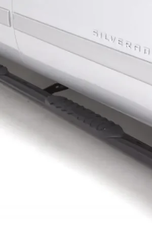 Hot Deal Lund 2019 Chevy Silverado 1500 CC (5.5in Bed Rocker Panel) 5in. Oval WTW Steel Nerf Bars - Black