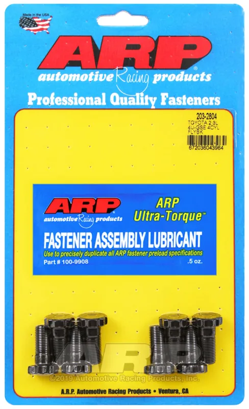 Budget ARP Toyota 2.0L 4U-GSE 4Cyl Flywheel Bolt Kit