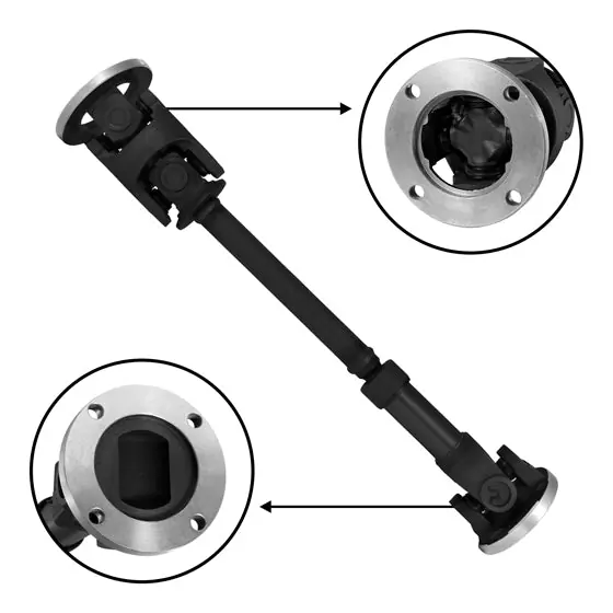 Bargain Front Driveshaft GM Oldsmobile Midsize Truck SUV 25.25 Flange to Flange OLDS BRAVADA FRNT DRIVESHAFT 95- 98 AWD w 3.42 3.73 or HD Tow Pkg Type N 25-1 4 FTF