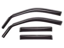 Limited Edition ~(5 lbs. 47X13X2)~ Dark Smoke FrontANDRear Side Window Deflectors Ford Edge 2015 + 0