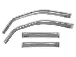 Free Shipping ~(5 lbs. 47X13X2)~ Light Smoke FrontANDRear Side Window Deflectors Ford Edge 2015 + 0