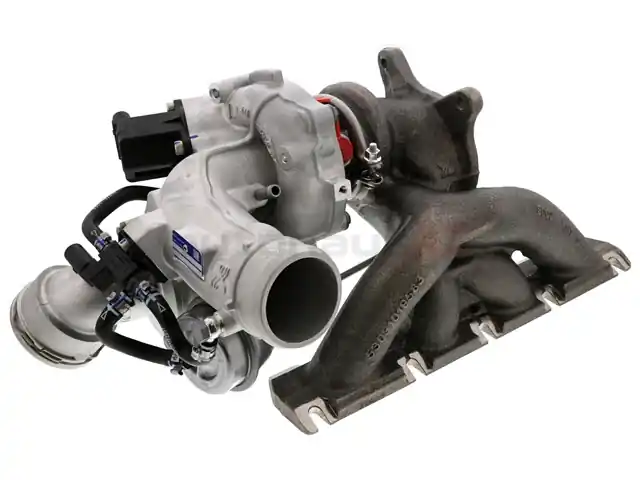 Borg Warner 06J145722BX, 53039880290 Turbocharger; with Exhaust Manifold - Audi, VW Free Returns