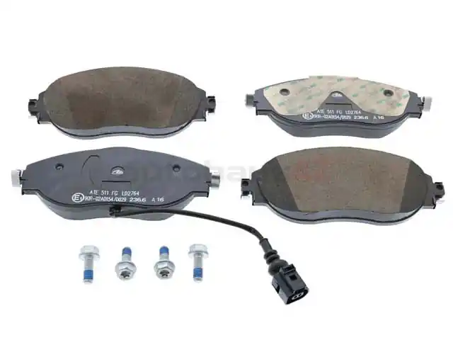 Authentic ATE Ceramic 3Q0698151B, LD2617 Brake Pad Set; Front - Audi, VW