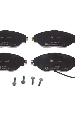ATE 3Q0698151B, 602617 Brake Pad Set; Front - Audi, VW Affordable